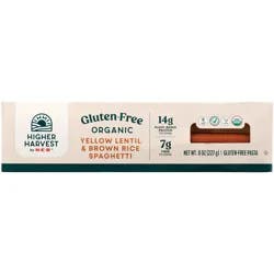 Higher Harvest by H-E-B Gluten Free Organic 14g Protein Yellow Lentil & Brown Rice Spaghetti Noodles