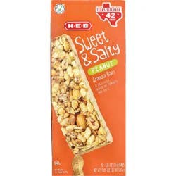 H-E-B Sweet & Salty Peanut Granola Bars - Texas-Size Pack