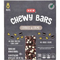 H-E-B Cookies & Creme Chewy Bars