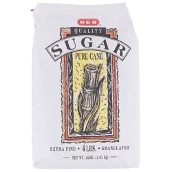 H-E-B Pure Cane Extra Fine Granulated Sugar