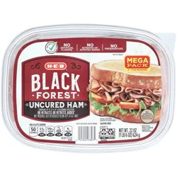H-E-B Black Forest Ham Lunch Meat - Mega Pack