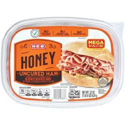 H-E-B Honey Ham Lunch Meat - Mega Pack