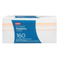 H-E-B Quilted Paper Napkins - Striped