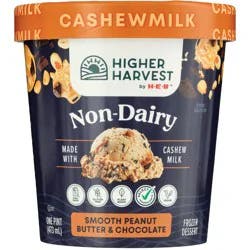 Higher Harvest by H-E-B Non-Dairy Frozen Dessert - Smooth Peanut Butter & Chocolate