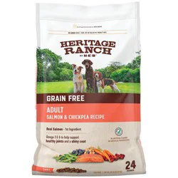 Heritage Ranch by H-E-B Adult Grain-Free Dry Dog Food - Salmon & Chickpea