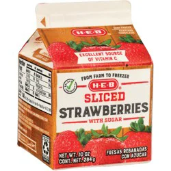 H-E-B Frozen Sliced Strawberries