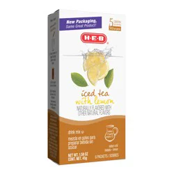 H-E-B Drink Mix Packets - Lemon Iced Tea
