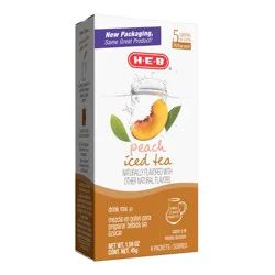 H-E-B Drink Mix Packets - Peach Iced Tea
