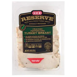 H-E-B Reserve Cracked Peppercorn Turkey Breast Lunch Meat