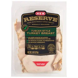 H-E-B Reserve Tuscan-Style Turkey Breast Lunch Meat