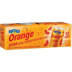 Hill Country Fare Orange Soda 12 pk Cans