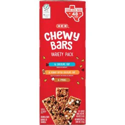 H-E-B Chewy Bars Variety Pack - Texas Size Pack