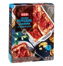 H-E-B Uncured Pepperoni Lasagna - Family Size