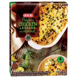 H-E-B Poblano Chicken Lasagna - Family Size