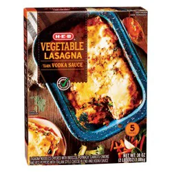 H-E-B Frozen Vegetable Lasagna - Family-Size