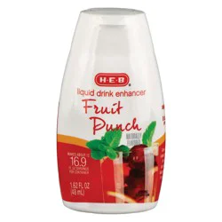 H-E-B Fruit Punch Liquid Drink Enhancer