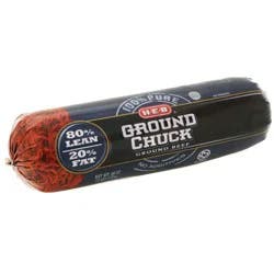 H-E-B 100% Pure Ground Beef Chuck, 80% Lean