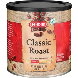 H-E-B Classic Roast Medium Ground Coffee