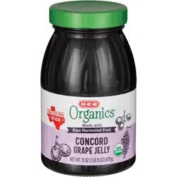 H-E-B Organics Concord Grape Jelly - Texas Size Pack
