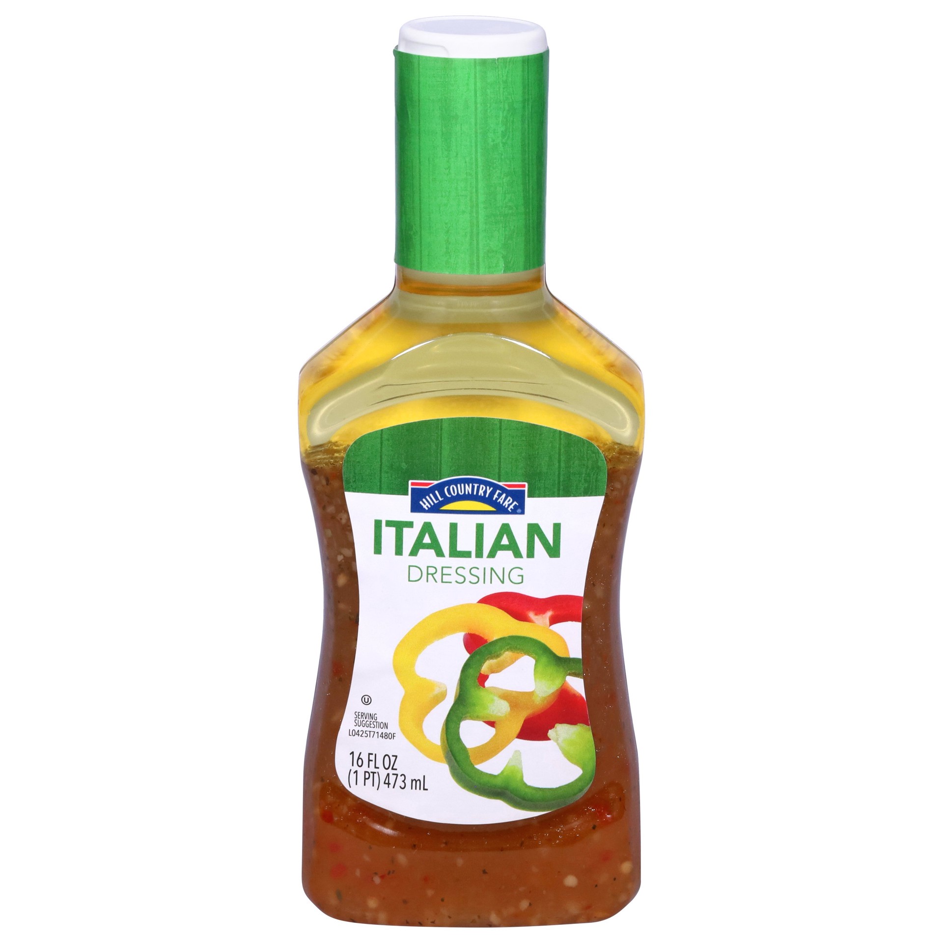slide 1 of 1, Hill Country Fare Italian Salad Dressing, 16 oz