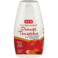 H-E-B Orange Tangerine Liquid Drink Enhancer