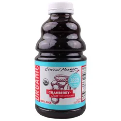 Central Market Organic 100% Cranberry Juice