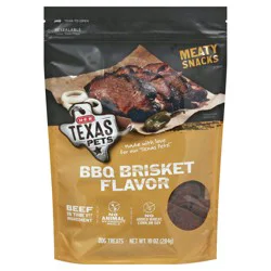 H-E-B Texas Pets Meaty Snacks Dog Treats - BBQ Brisket Flavor