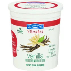 Hill Country Fare Blended Vanilla Low-Fat Yogurt