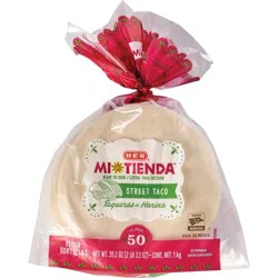 H-E-B Mi Tienda Ready to Cook Street Taco Flour Tortillas