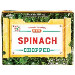 H-E-B Frozen Chopped Spinach