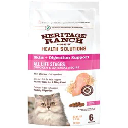 Heritage Ranch by H-E-B Skin + Digestion Support Adult Dry Cat Food - Chicken & Oatmeal