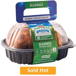 H-E-B Natural Rotisserie Chicken - Seasoned
