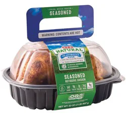 H-E-B Natural Rotisserie Chicken - Seasoned
