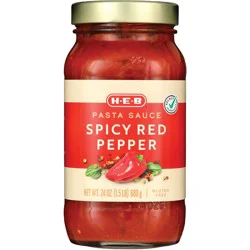 H-E-B Spicy Red Pepper Pasta Sauce