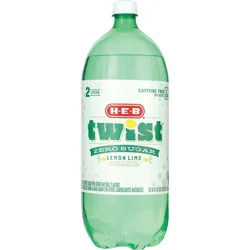 H-E-B Zero Sugar Twist Lemon Lime Soda