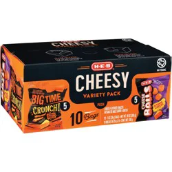 H-E-B Cheesy Chips Variety Pack 1 oz Bags
