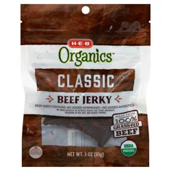 H-E-B Organics 11g Protein Classic Beef Jerky