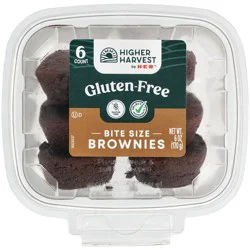 Higher Harvest by H-E-B Gluten Free Bite Size Brownies