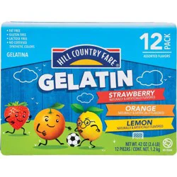 Hill Country Fare Assorted Flavors Gelatin Cups Variety Pack