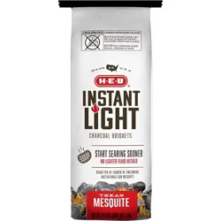 H-E-B Texas Mesquite Instant Light Charcoal Briquets