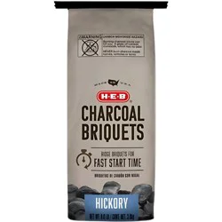 H-E-B Hickory Charcoal Briquets