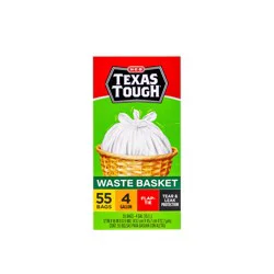 H-E-B Texas Tough Small Wastebasket Trash Bags, 4 Gallon