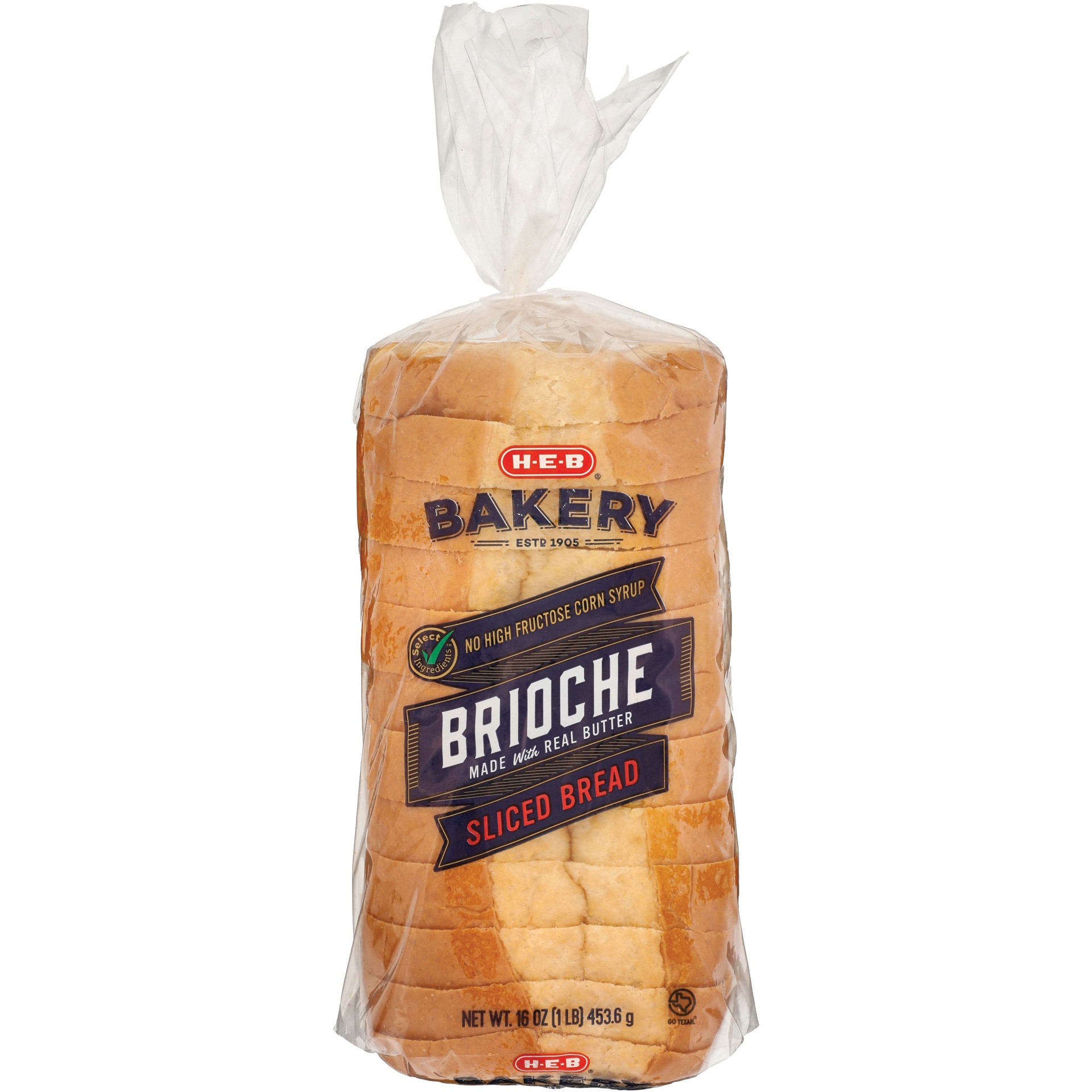 slide 1 of 1, H-E-B Bakery Butter Brioche Sliced Bread, 16 oz