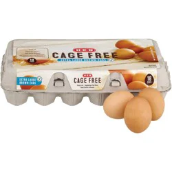 H-E-B Grade AA Cage Free Extra Large Brown Eggs