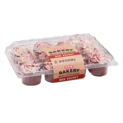 H-E-B Bakery Mini Red Velvet Cupcakes