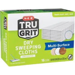 H-E-B Tru Grit Dry Sweeping Cloths
