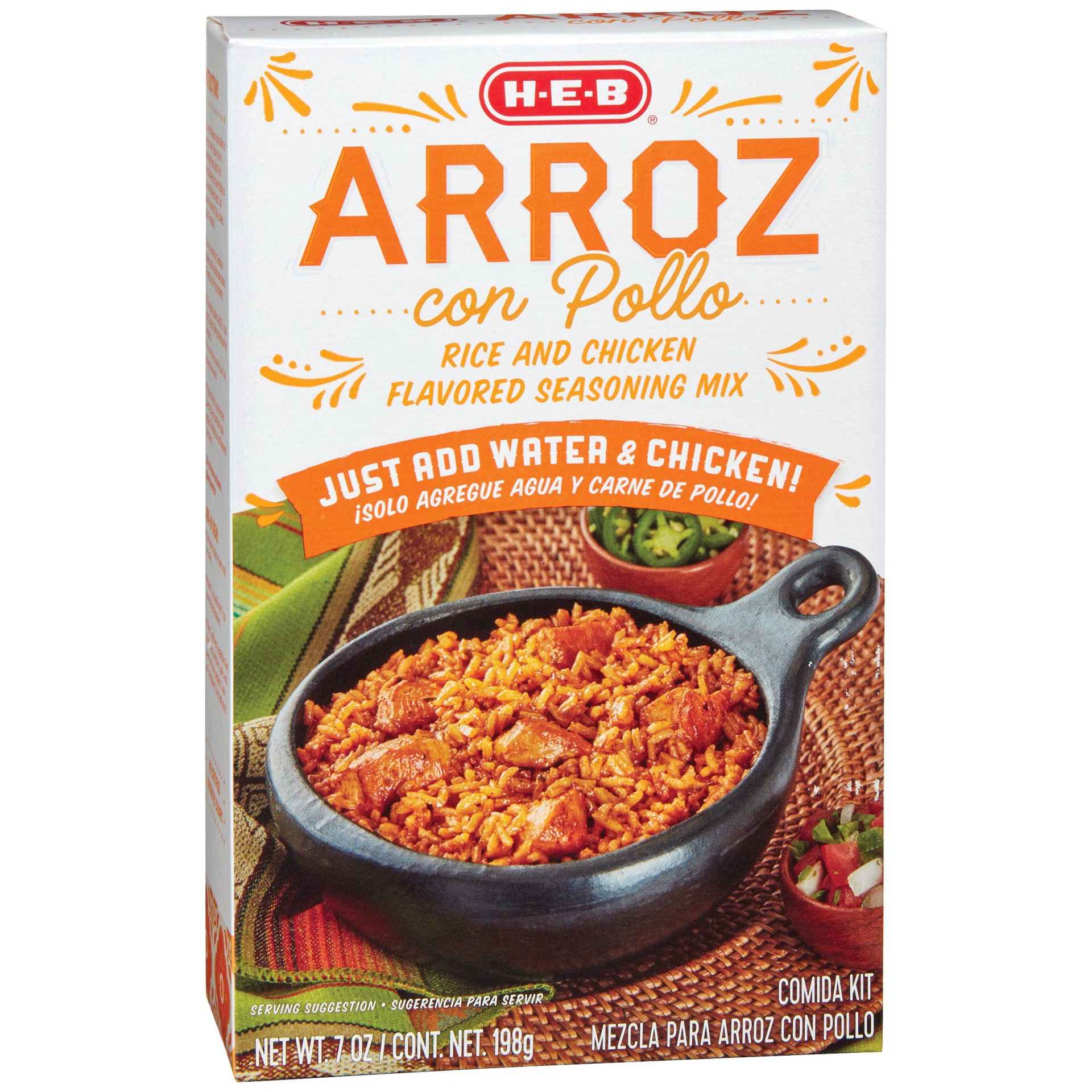 slide 1 of 1, H-E-B Arroz Con Pollo Comida Kit, 7 oz