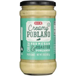 H-E-B Creamy Poblano Pasta Sauce