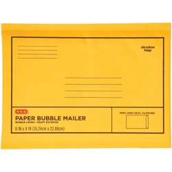 H-E-B Paper Bubble Mailer