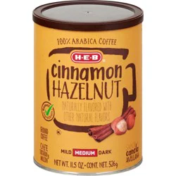 H-E-B Cinnamon Hazelnut Medium Roast Ground Coffee